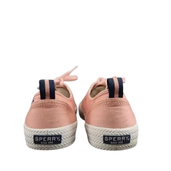 Sperry Shoes Womens 10 Sneakers Slip On Lifestyle Casual Lace Up Pink Preppy Low - Picture 7 of 12